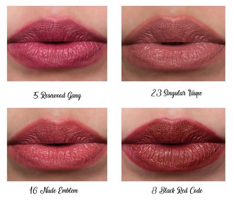 ysl matte lip stain 7 and 28|ysl tattoo couture lip color.